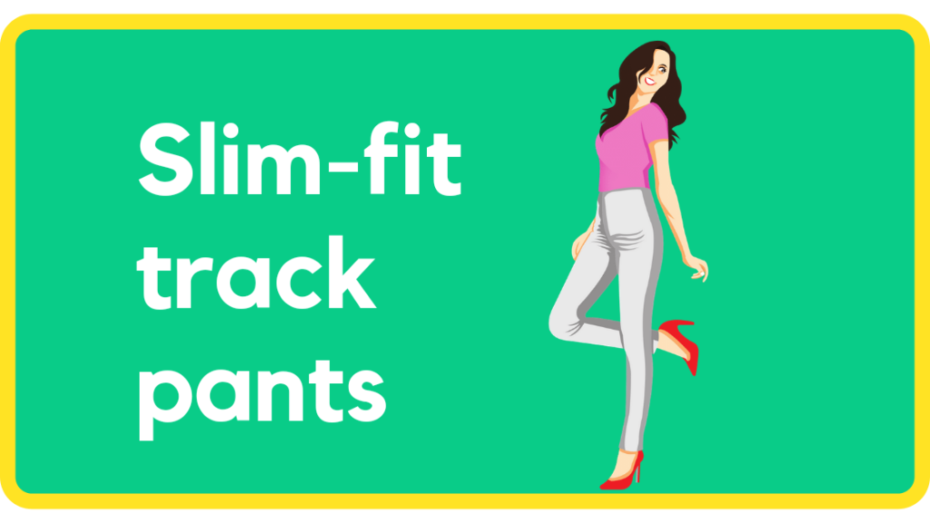 slim-fit track pants