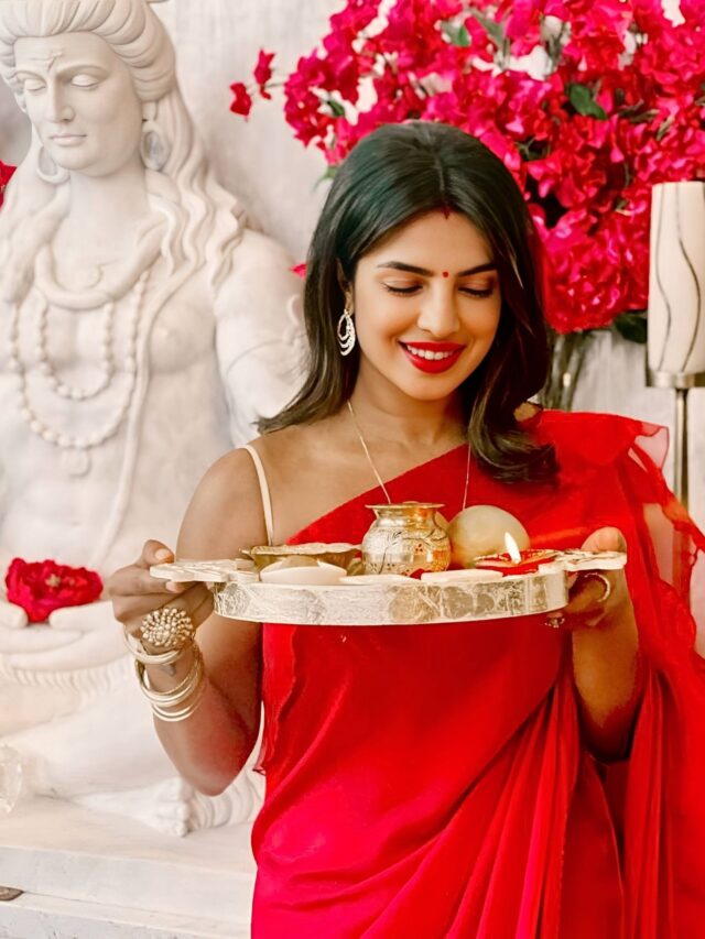 Desi Girl Priyanka Chopra and Nick Jonas Karwa Chauth 2022