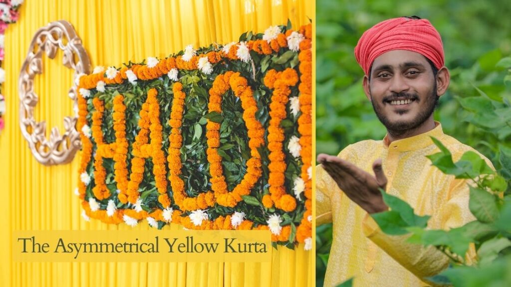 The Asymmetrical Yellow Kurta