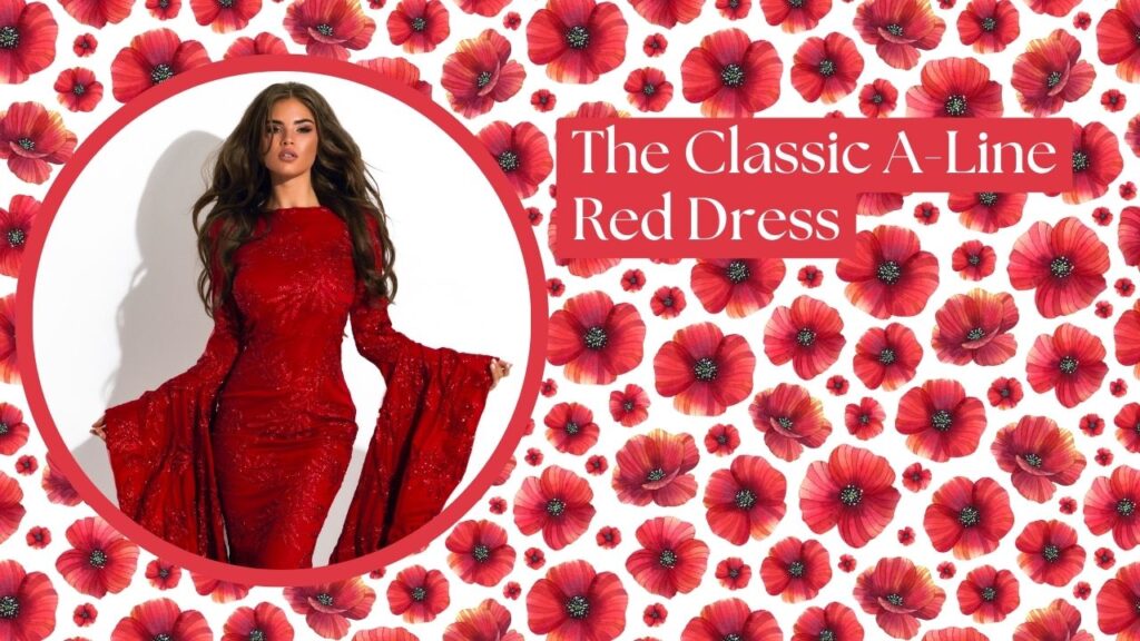 The Classic A-Line Red Dress