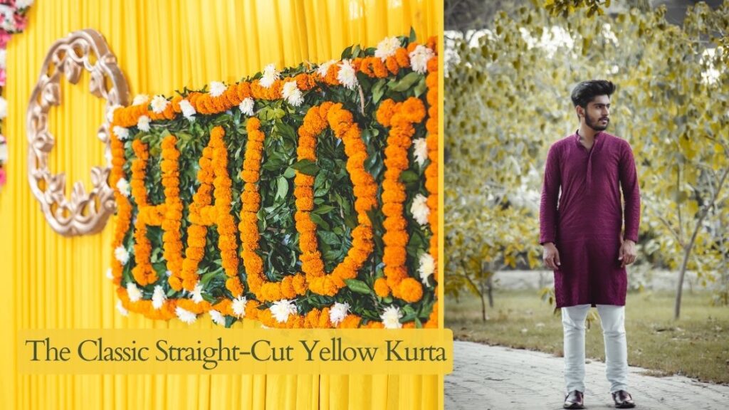 The Classic Straight-Cut Yellow Kurta