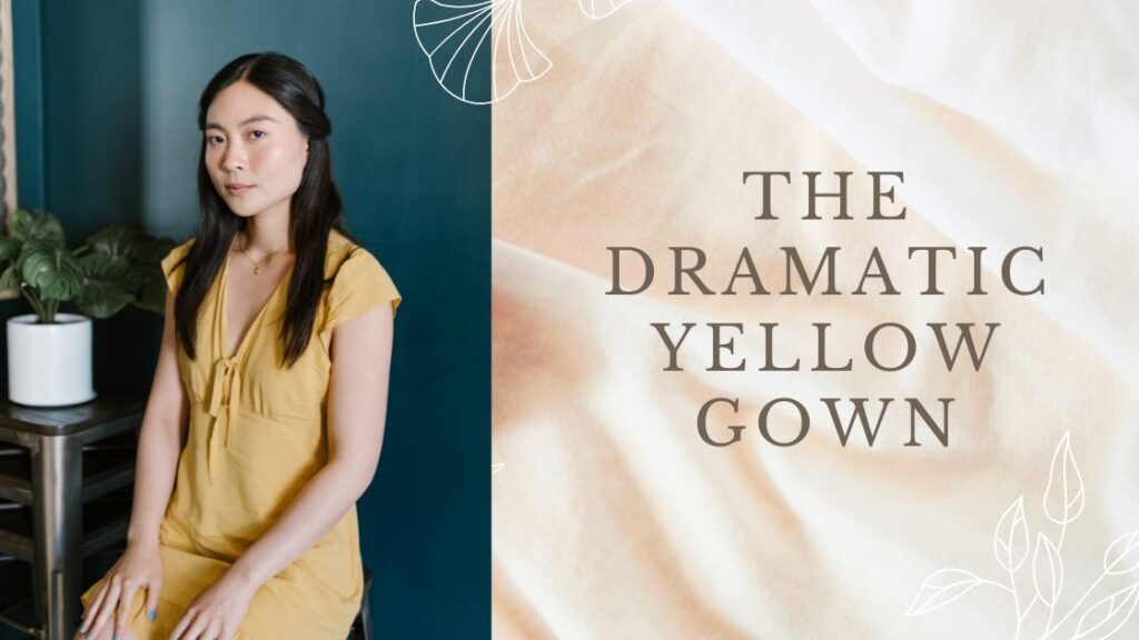 The Dramatic Yellow Gown