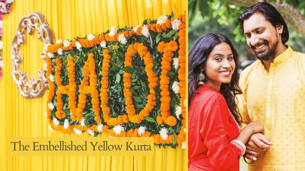 The Embellished Yellow Kurta