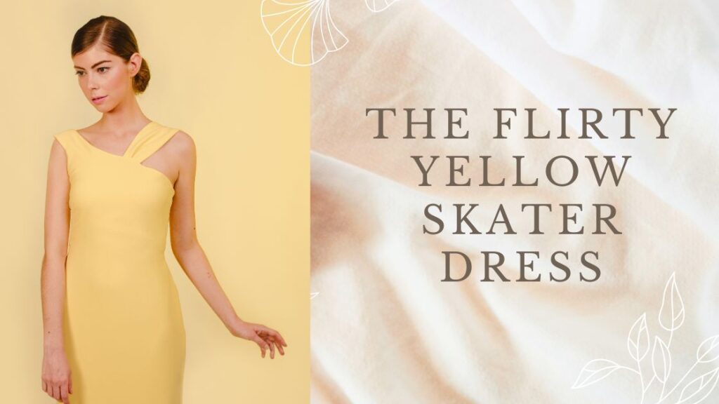 The Flirty Yellow Skater Dress
