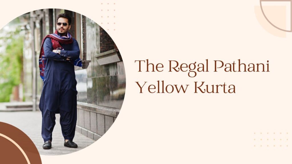 The Regal Pathani Yellow Kurta