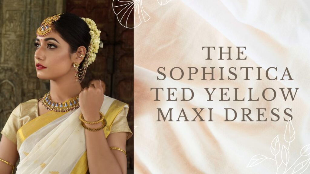 The Sophisticated Yellow Maxi Dress