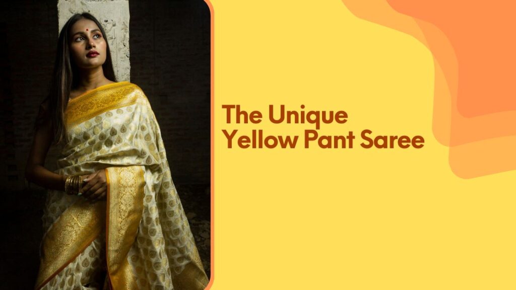 The Unique Yellow Pant Saree