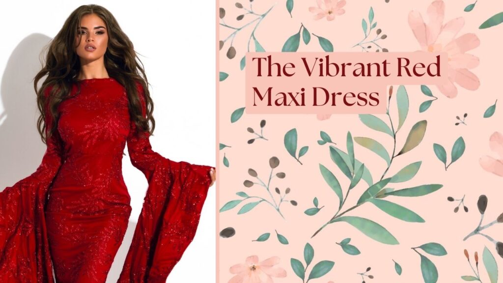 The Vibrant Red Maxi Dress